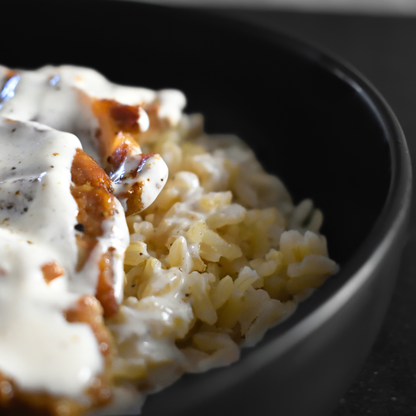 Lomo de Cerdo a la Pimienta con Arroz Integral