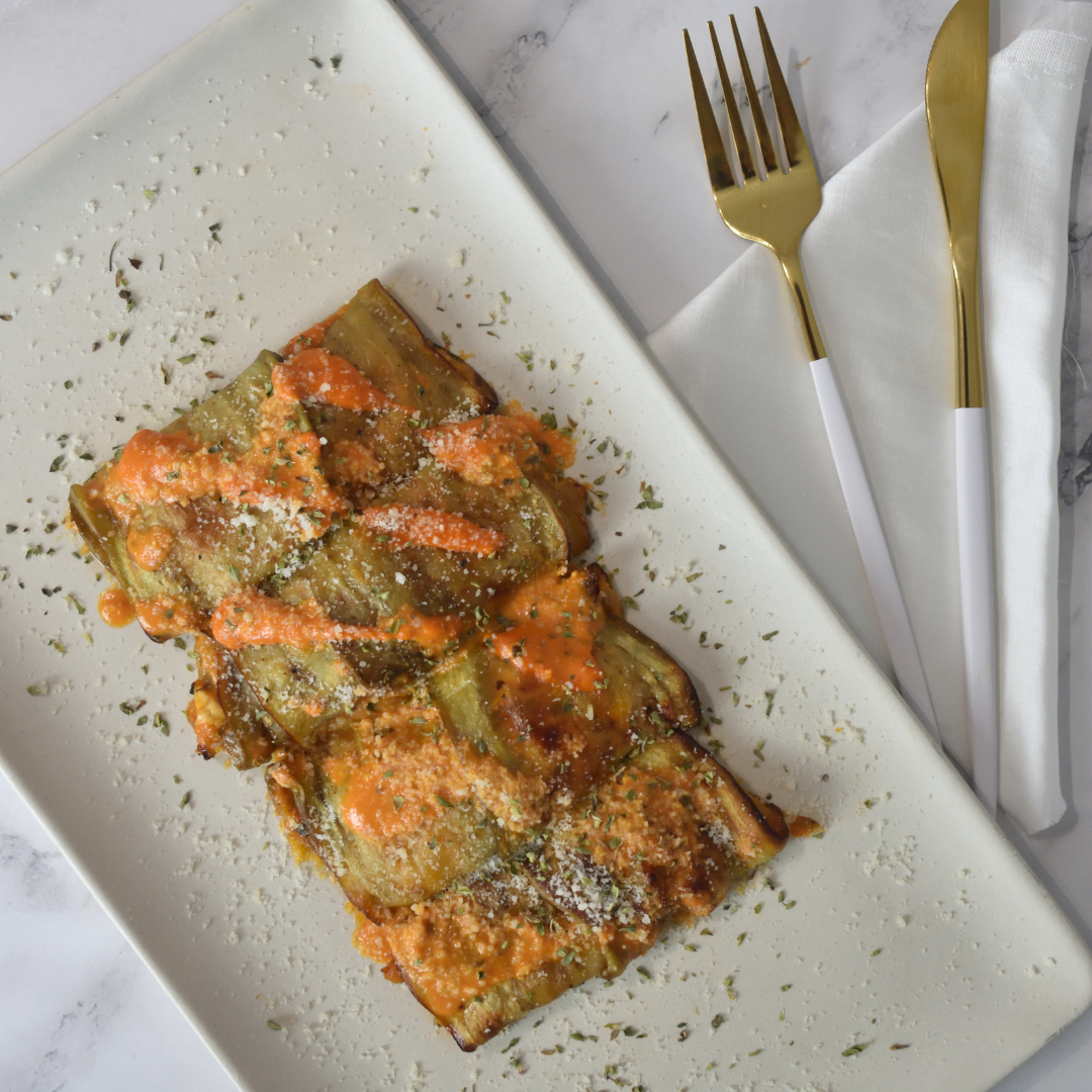 Canelones rellenos, comida gourmet preparada