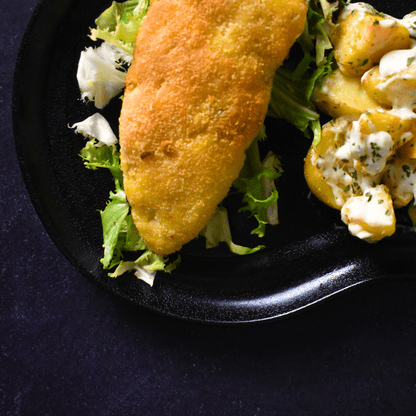 Cordon bleu de pollo relleno de jamon serrano 