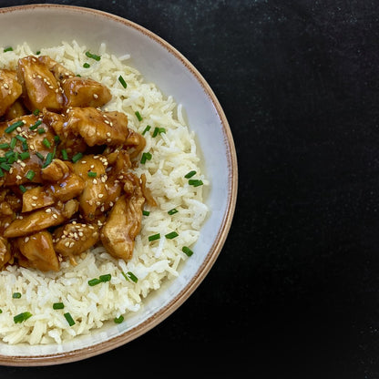 Pollo Teriyaki con arroz