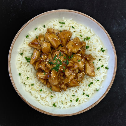 Pollo Teriyaki con arroz